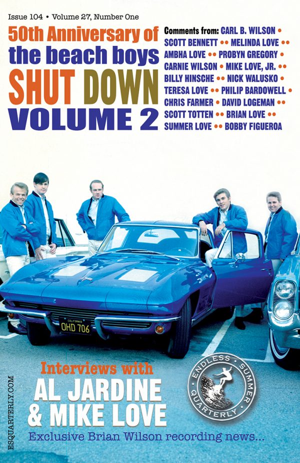SPRING 2014, Issue #104: THE BEACH BOYS - Shut Down Volume 2 (Alt. Cover)