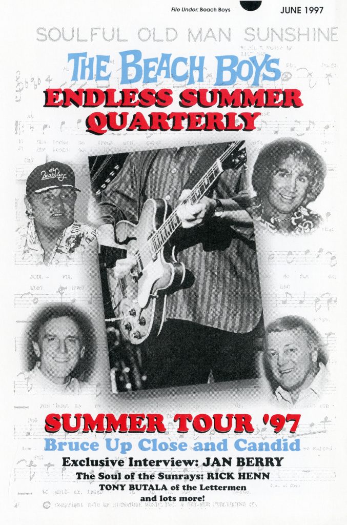SUMMER 1997, Issue #39: THE BEACH BOYS - Bruce Johnston, Jan Berry ...